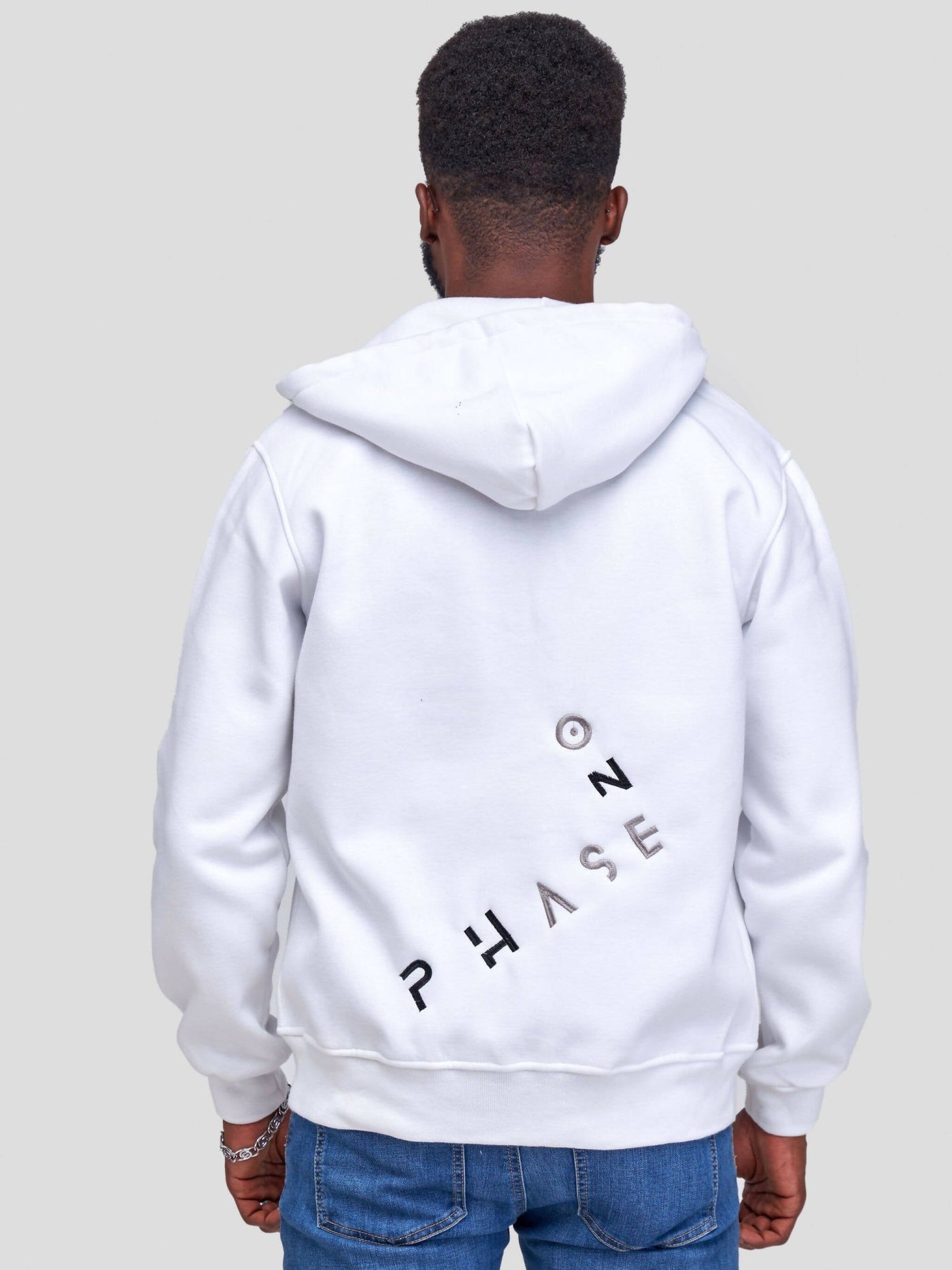 Phase Brands Hoodie - White - Shopzetu
