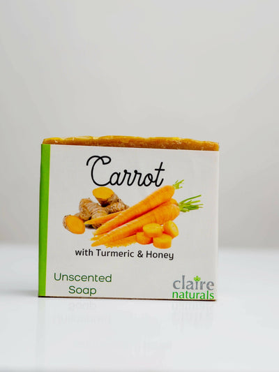 Kipusa Claire Naturals Carrot With Tumeric And Honey Soap - Shopzetu