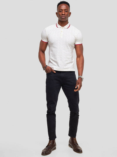 Hessed Unisex Polo T-Shirts - White - Shopzetu