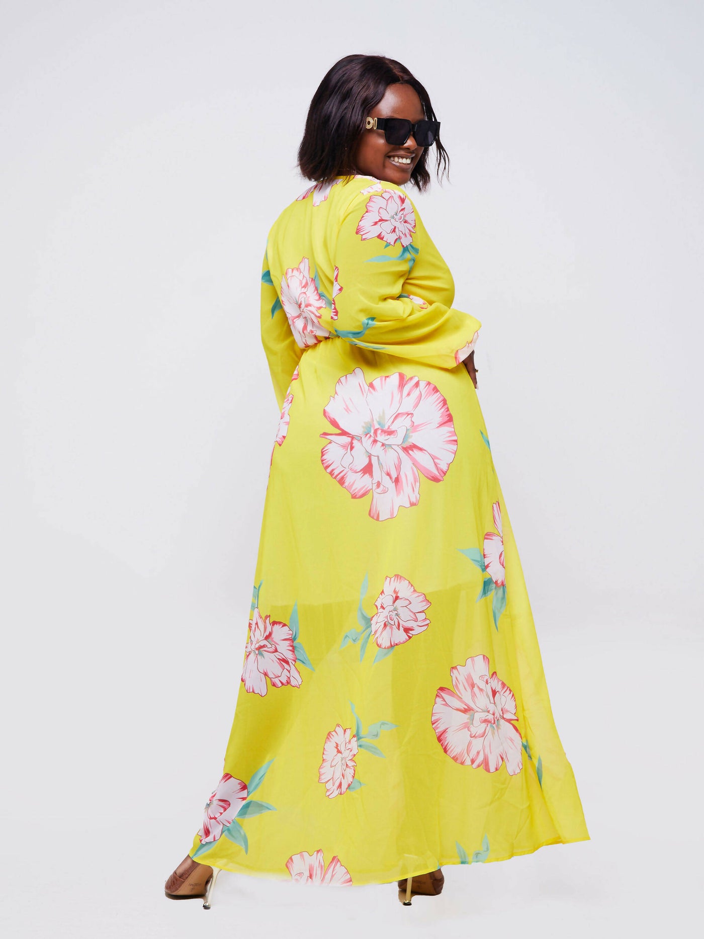 Exclusive Styles Where the Sun Takes Us Maxi Floral Dress - Yellow