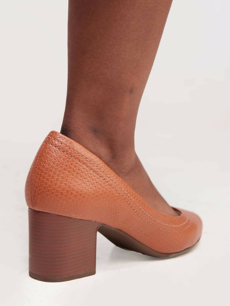 Skarpa Shoes Block Heels - Brown - Shopzetu