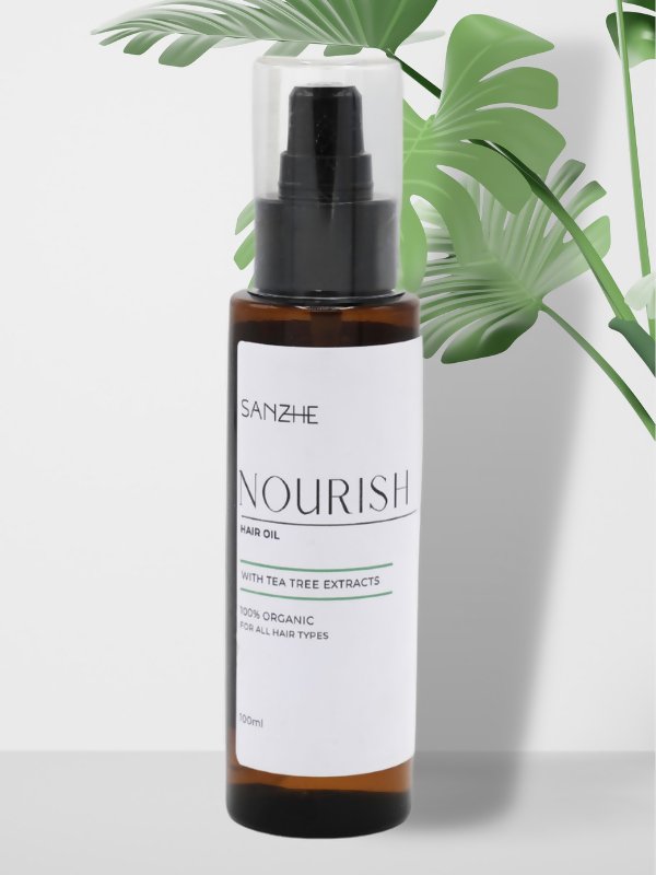Sanzhe Wellness Nourish Hair Oil With Tea Tree Extract - Shopzetu