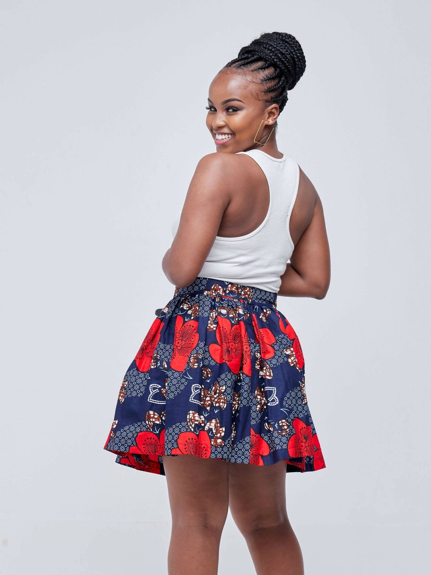 House of Roses Lene Skirt - Blue - Shop Zetu Kenya