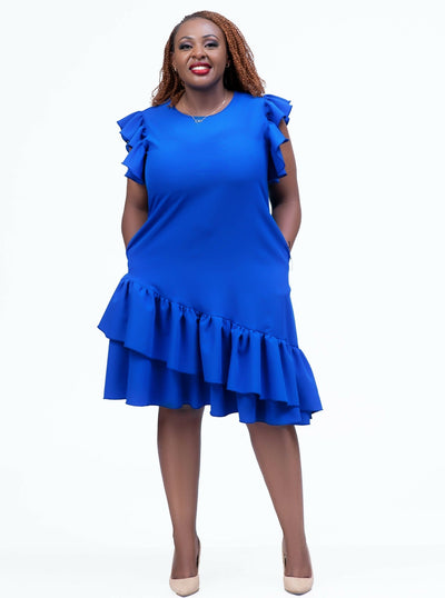 Magali Designs Lulu Dress - Blue - Shopzetu
