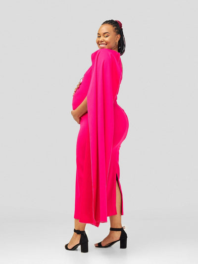 Vintlyne Pauline Dress - Hot Pink - Shopzetu