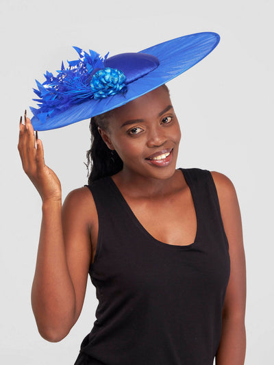 Hats And More Hat Fascinator - Blue - Shopzetu