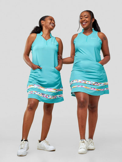 Authetic Golf Dress - Teal - Shopzetu