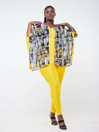 Dd Holdings Aziza Classic Fashion Two Piece Pant Sets - Yellow - Shopzetu