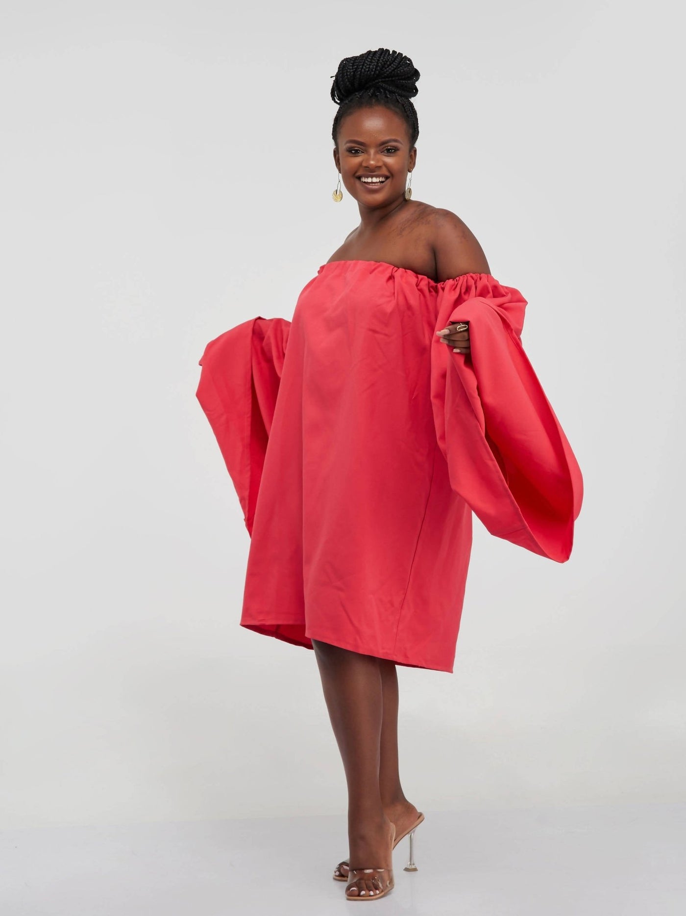 Izulu Bloom Dress - Blush Pink - Shop Zetu Kenya