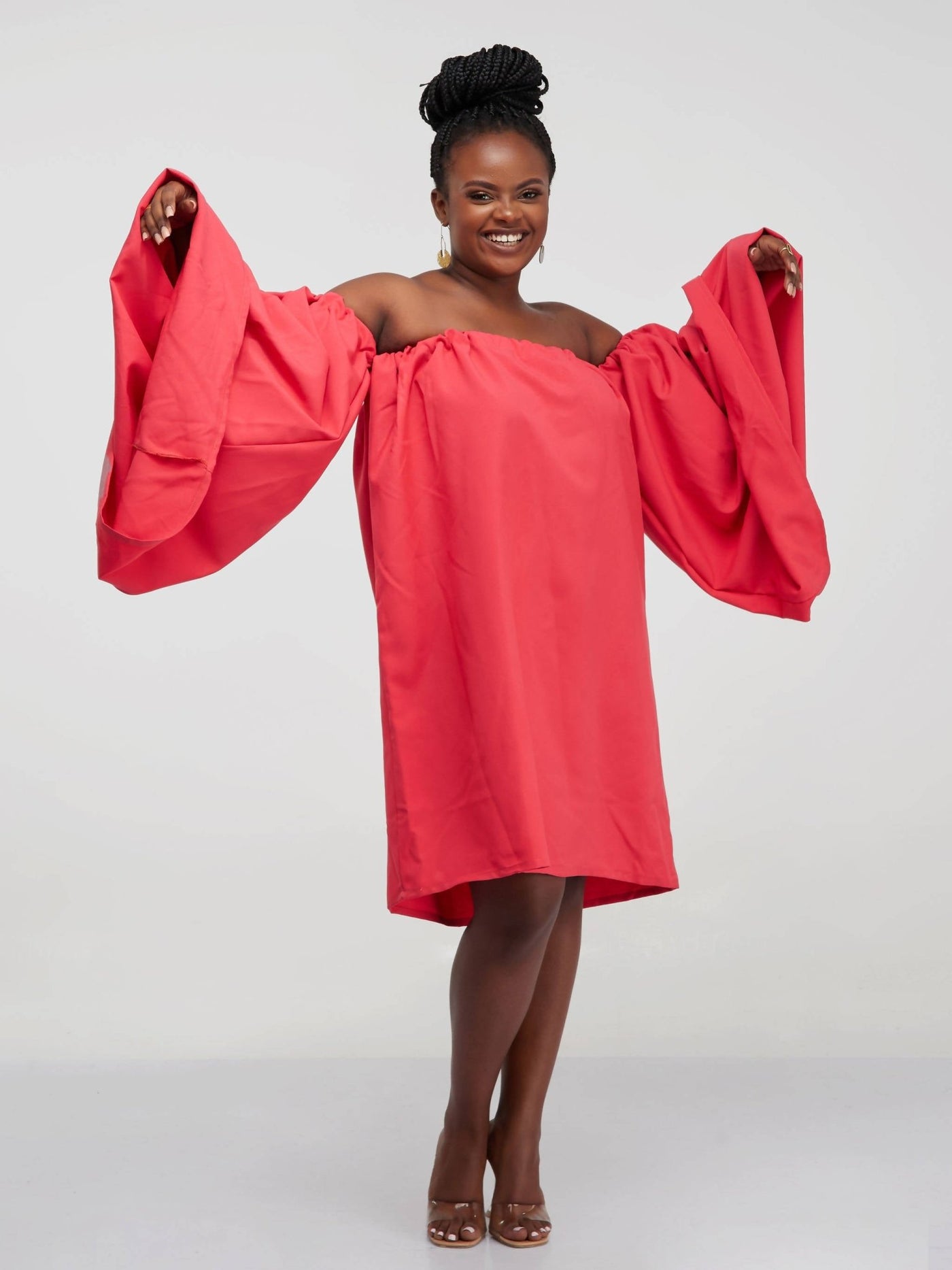 Izulu Bloom Dress - Blush Pink - Shop Zetu Kenya