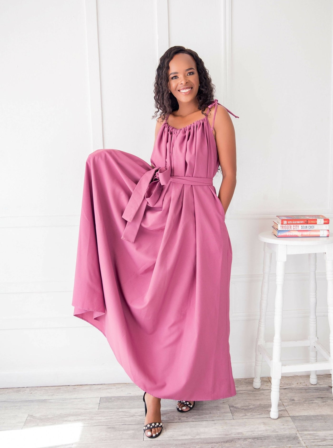 Izulu Havannah Dress - Pink - Shop Zetu Kenya