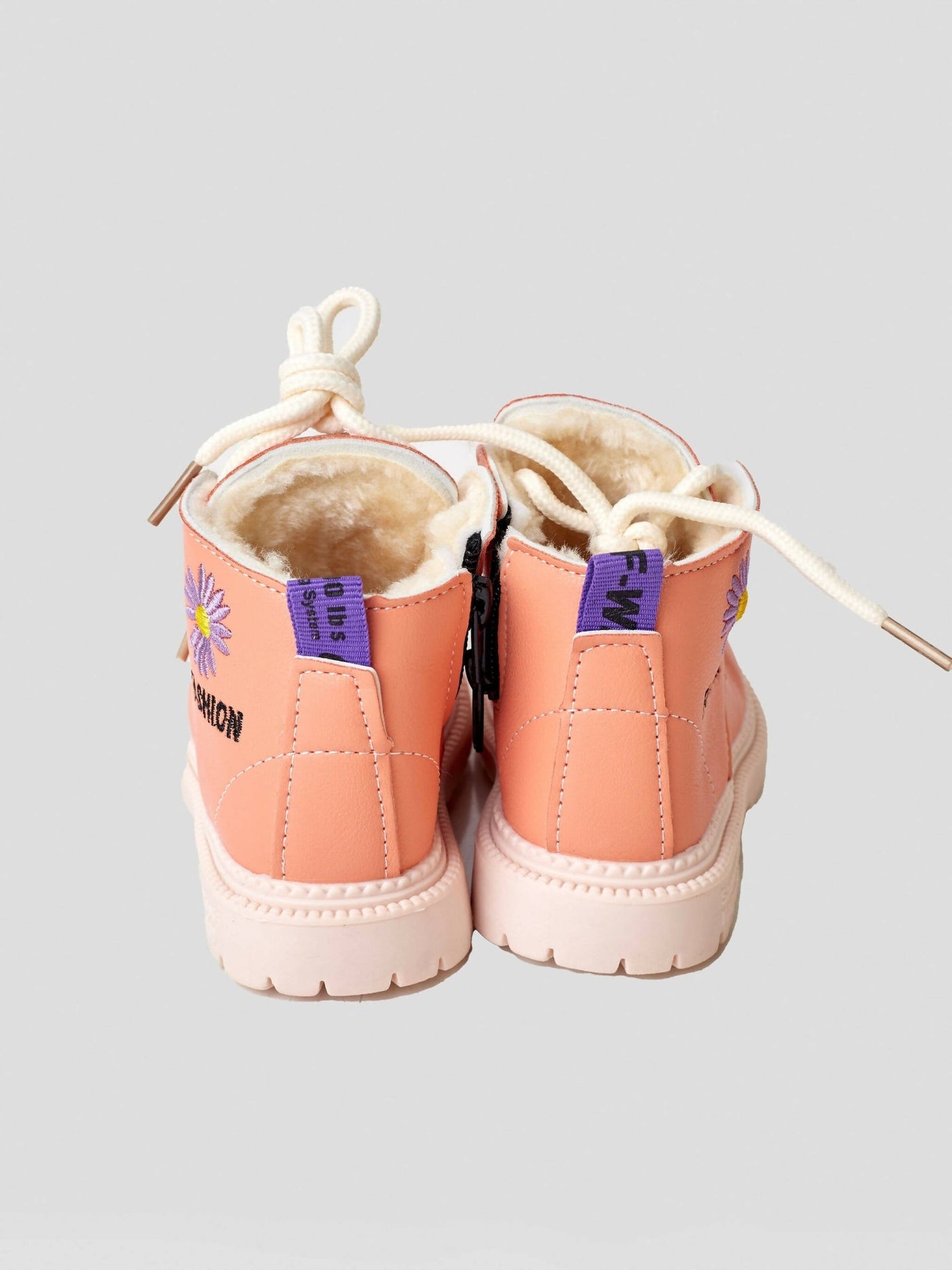 Little Feet Kenya Kids Fashion Boot - Orange - Shopzetu