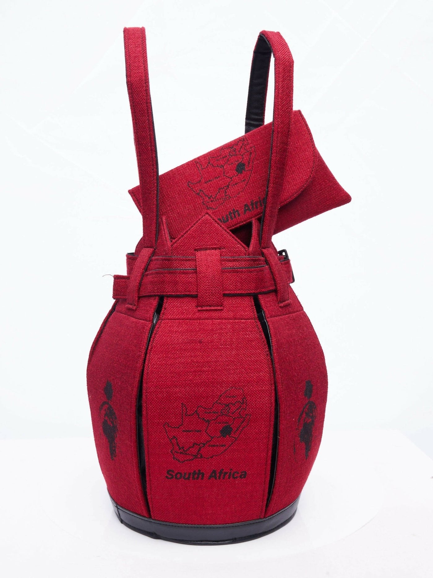 Kuldra Pineapple Spike Handbag South Africa - Maroon - Shopzetu