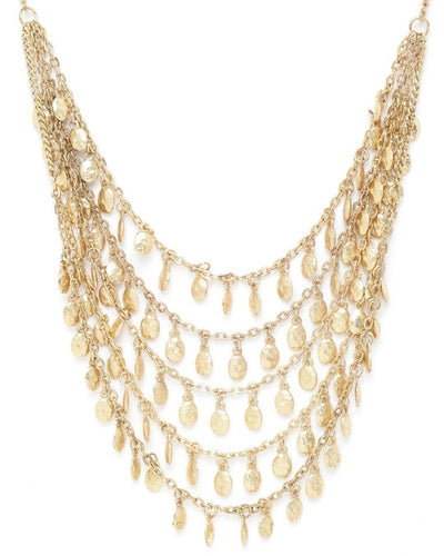 Slaks World Fashion Multi Style Necklace - Gold - Shopzetu