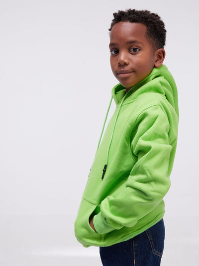 King's Collection Kids Unisex Hoodie - Apple Green - Shop Zetu Kenya