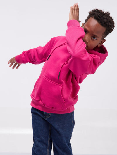 King's Collection Kids Unisex Hoodie - Pink - Shop Zetu Kenya