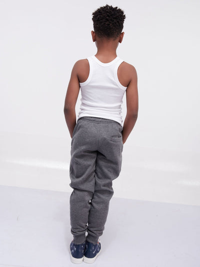 King's Collection Kids Unisex Joggers - Dark Grey - Shop Zetu Kenya