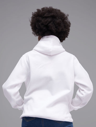 King's Collection Unisex Premium Hoodie - White - Shop Zetu Kenya