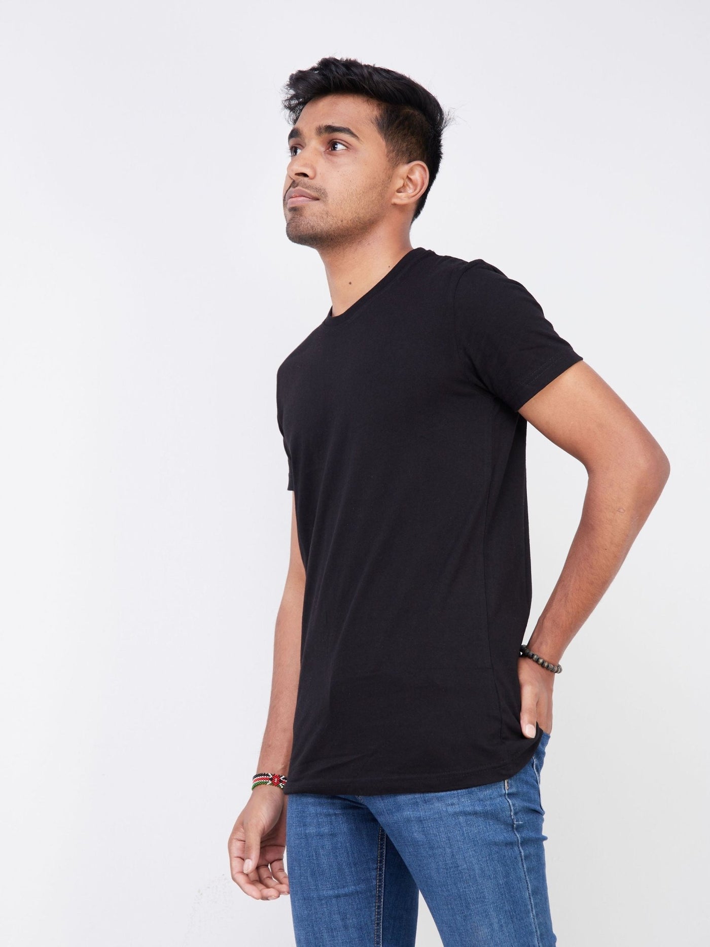 King's Collection Unisex Round Neck T-shirt - Black - Shop Zetu Kenya
