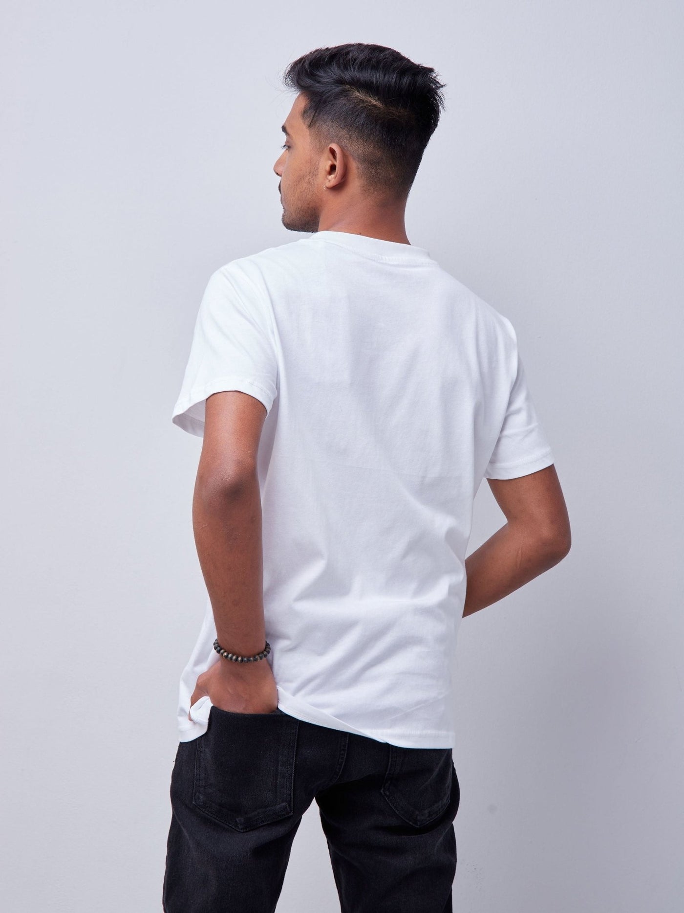 King's Collection Unisex Round Neck T-shirt - White - Shop Zetu Kenya