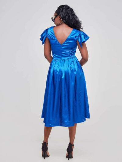 Fauza Design Furaha Dress - Blue - Shopzetu