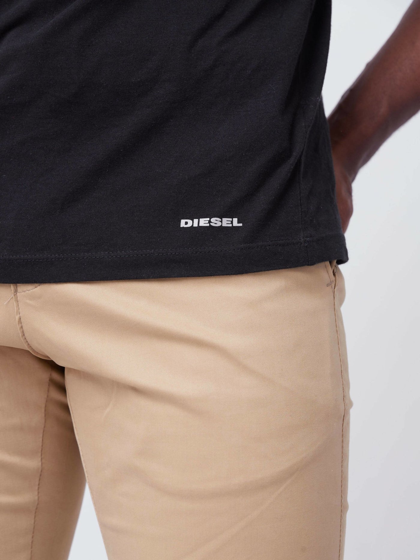 Lamazi Collections Diesel V Neck T-shirt - Black - Shop Zetu Kenya