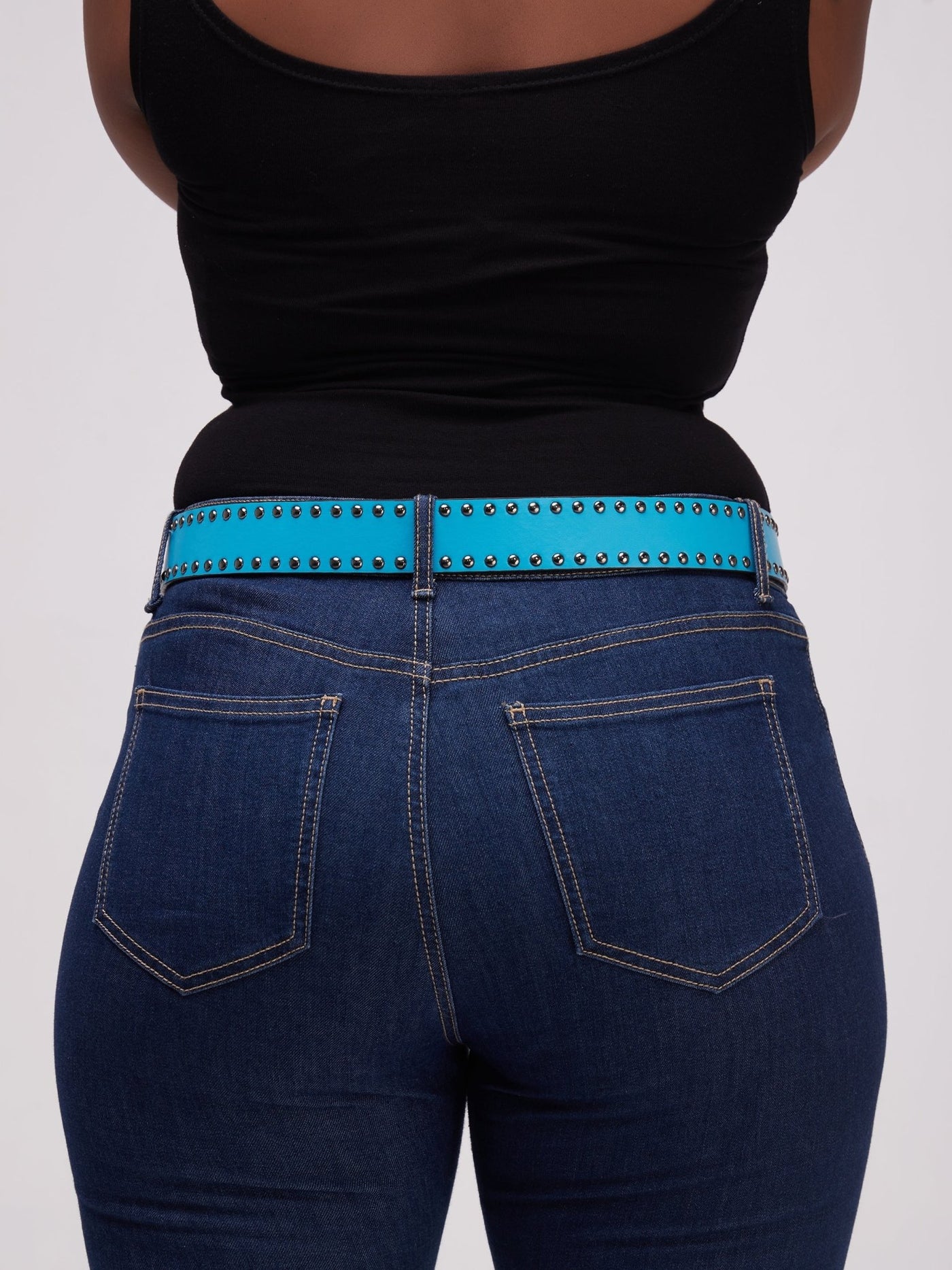 Lizola Ajabu Dotted Belt - Blue - Shop Zetu Kenya