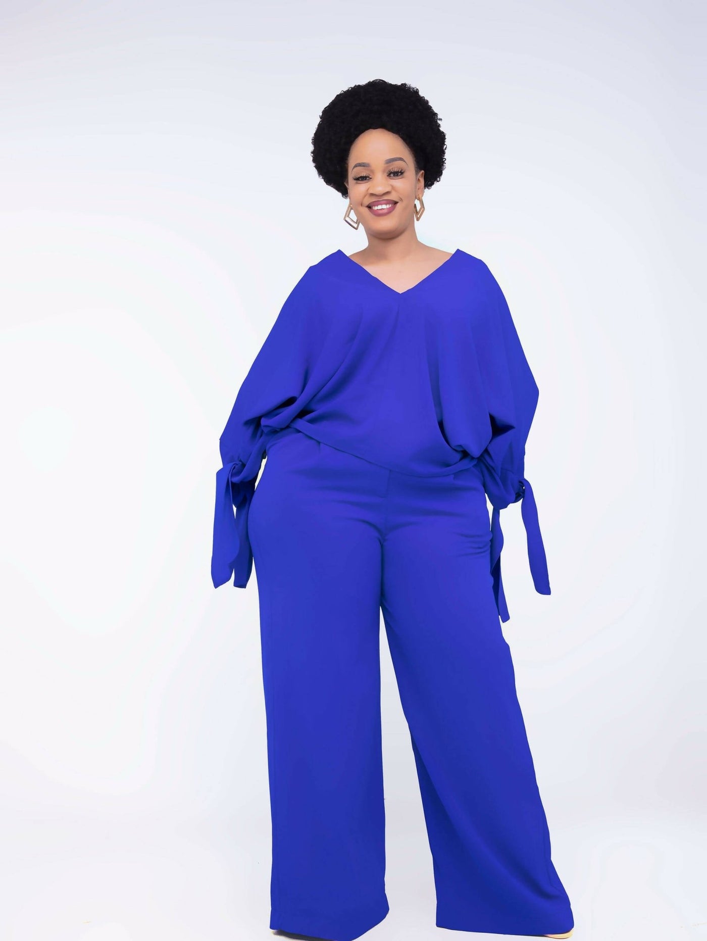 Lizola Pants Set - Blue - Shop Zetu Kenya