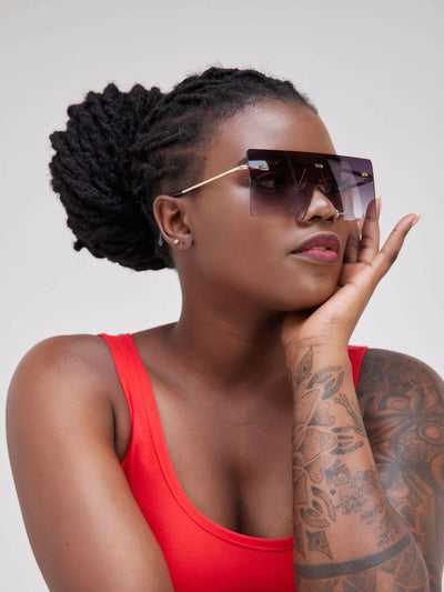 Lizola Wao Coloured Square Shape Sunglasses - Shopzetu