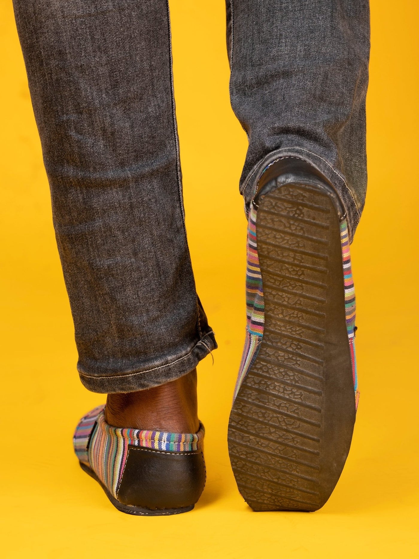 Maasai Treads Hatua Kikoy Unisex Shoes - Blue Print - Shop Zetu Kenya