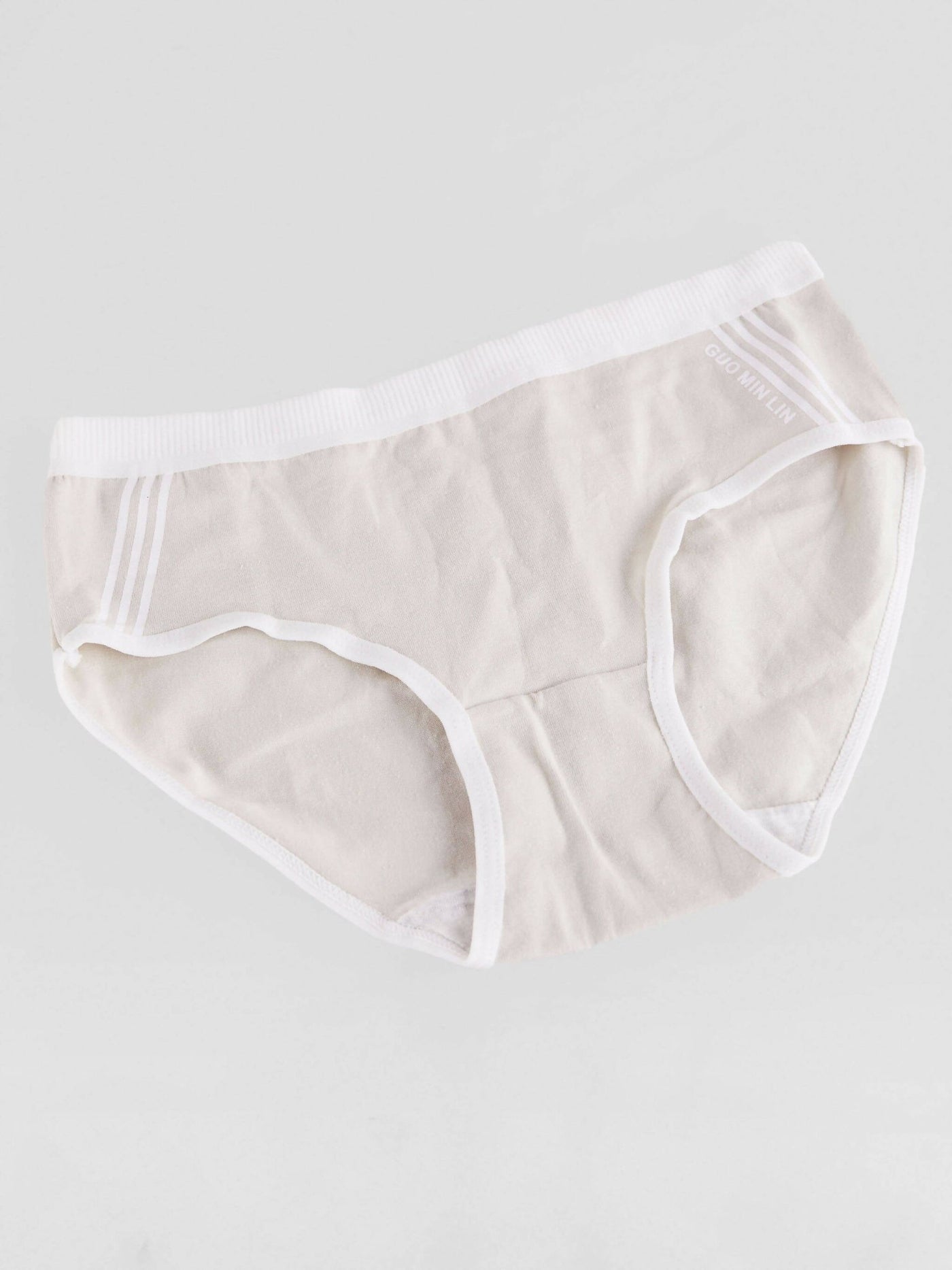 Coco's Intimates Cotton Panty - Grey / White - Shopzetu