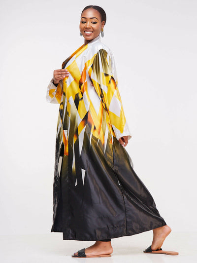 Nika Bonica Keya Kimono - Yellow - Shop Zetu Kenya