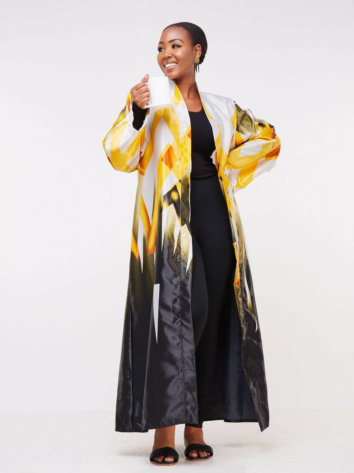 Nika Bonica Keya Kimono - Yellow - Shop Zetu Kenya