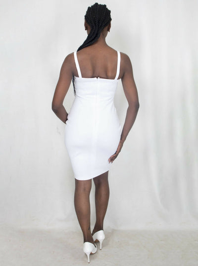 Da'joy Fashions Alegre Dress - White - Shopzetu