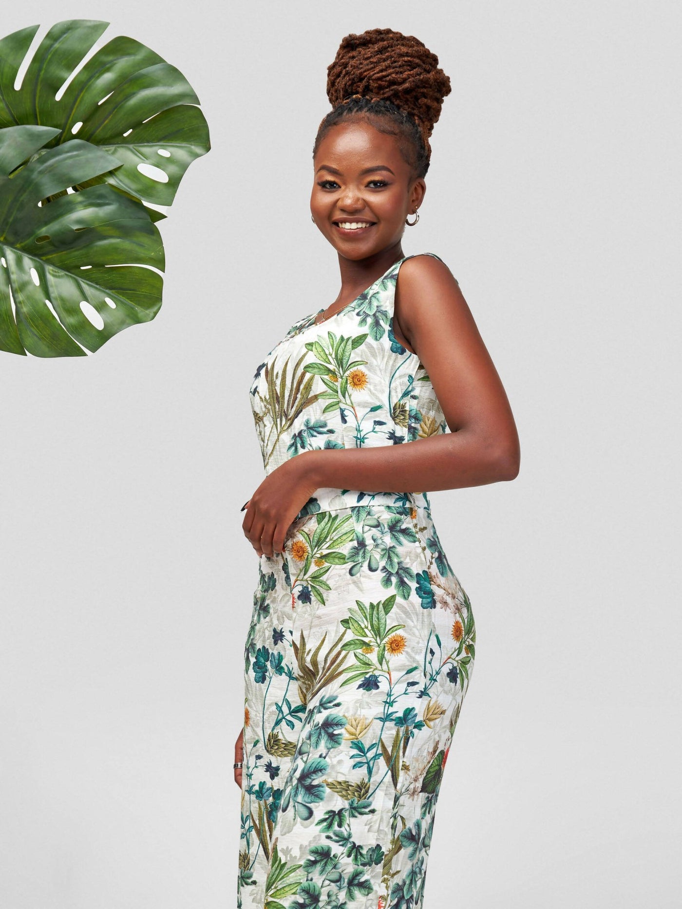 Immaculate Chic Jumpsuit - Green Floral - Shopzetu