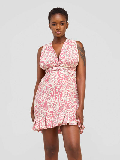 Tausi Infinity Dress - Pink - Shopzetu