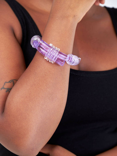 Bliss Jewellery Zira Bracelet - Purple - Shopzetu