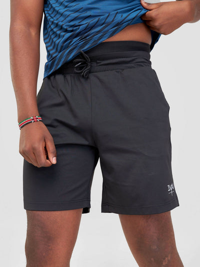 Zaxu Sports Jabali Shorts - Black - Shopzetu