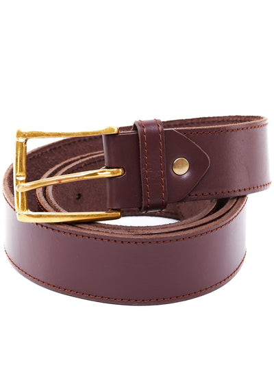 Ranks Leather Belt With Lining - Chocolate - Shop Zetu Kenya