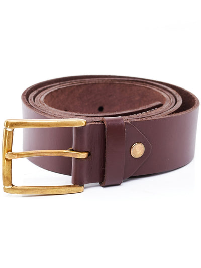 Ranks Leather Plain Belt (no lining) - Chocolate - Shop Zetu Kenya