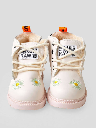 Little Feet Kenya Kids Fashion Boot - White - Shopzetu