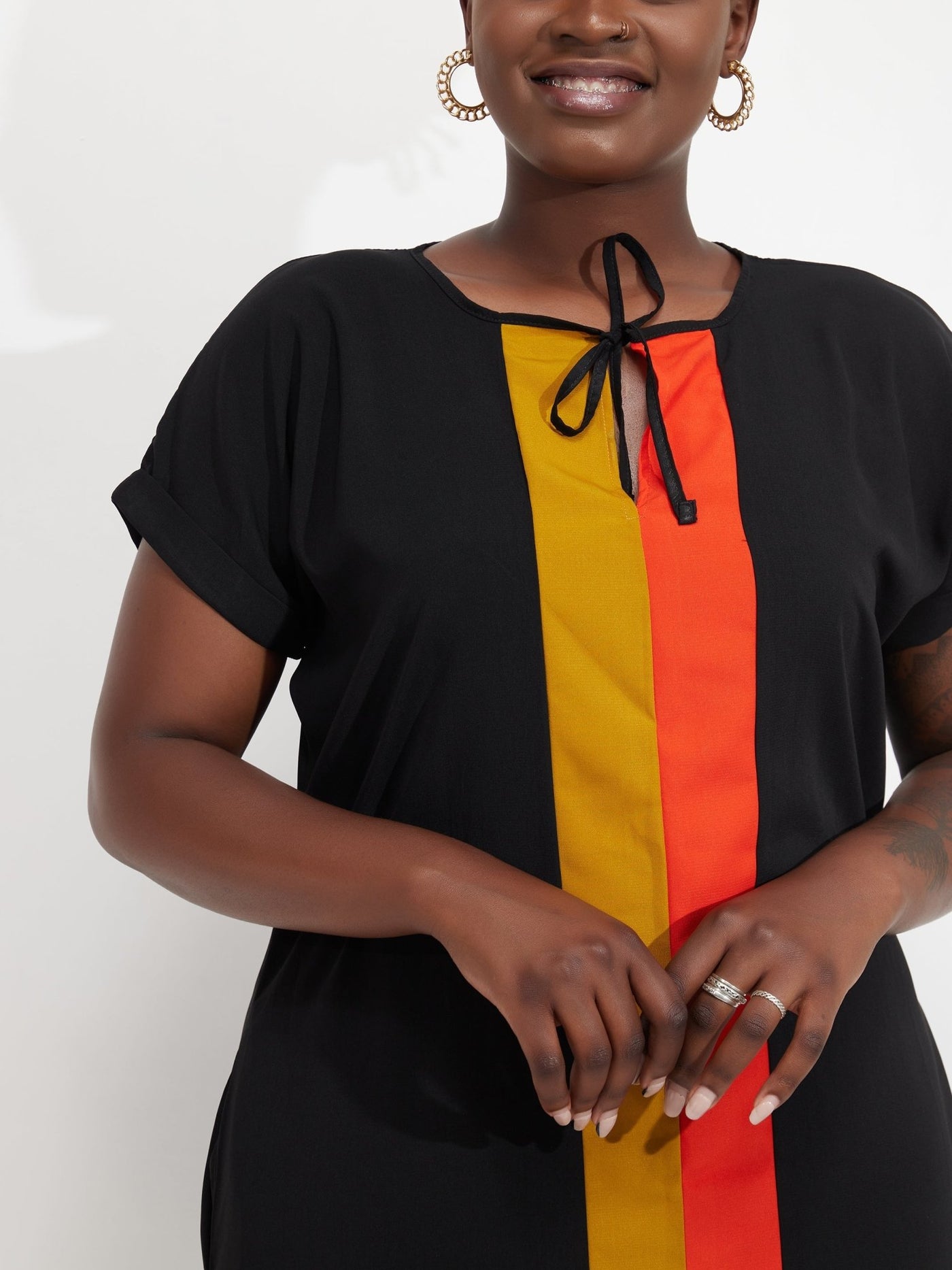 Salok Tanzi Maxi Dress - Black - Shop Zetu Kenya