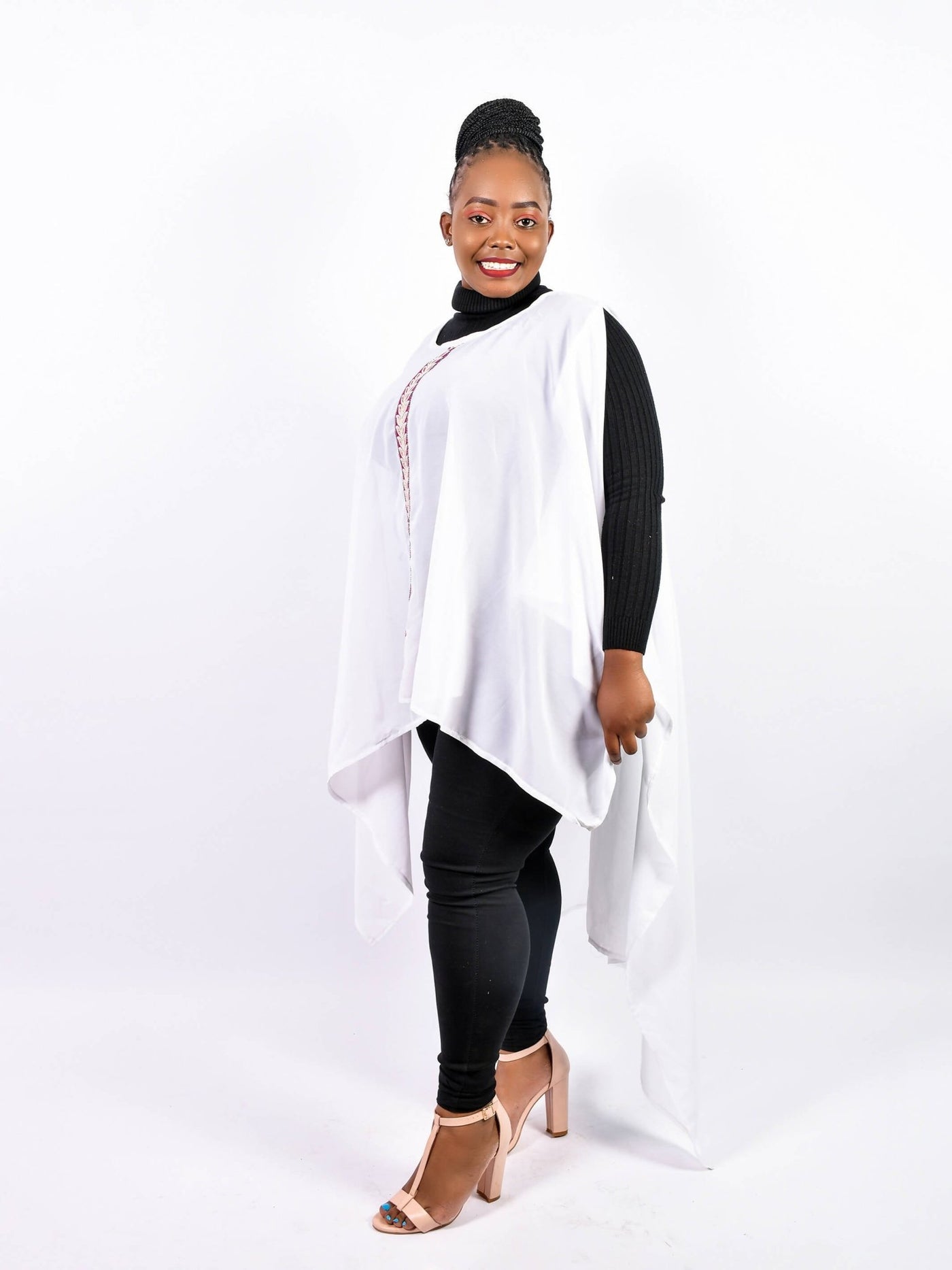 Shazi Afrika Kipusa Cover Up - White - Shop Zetu Kenya