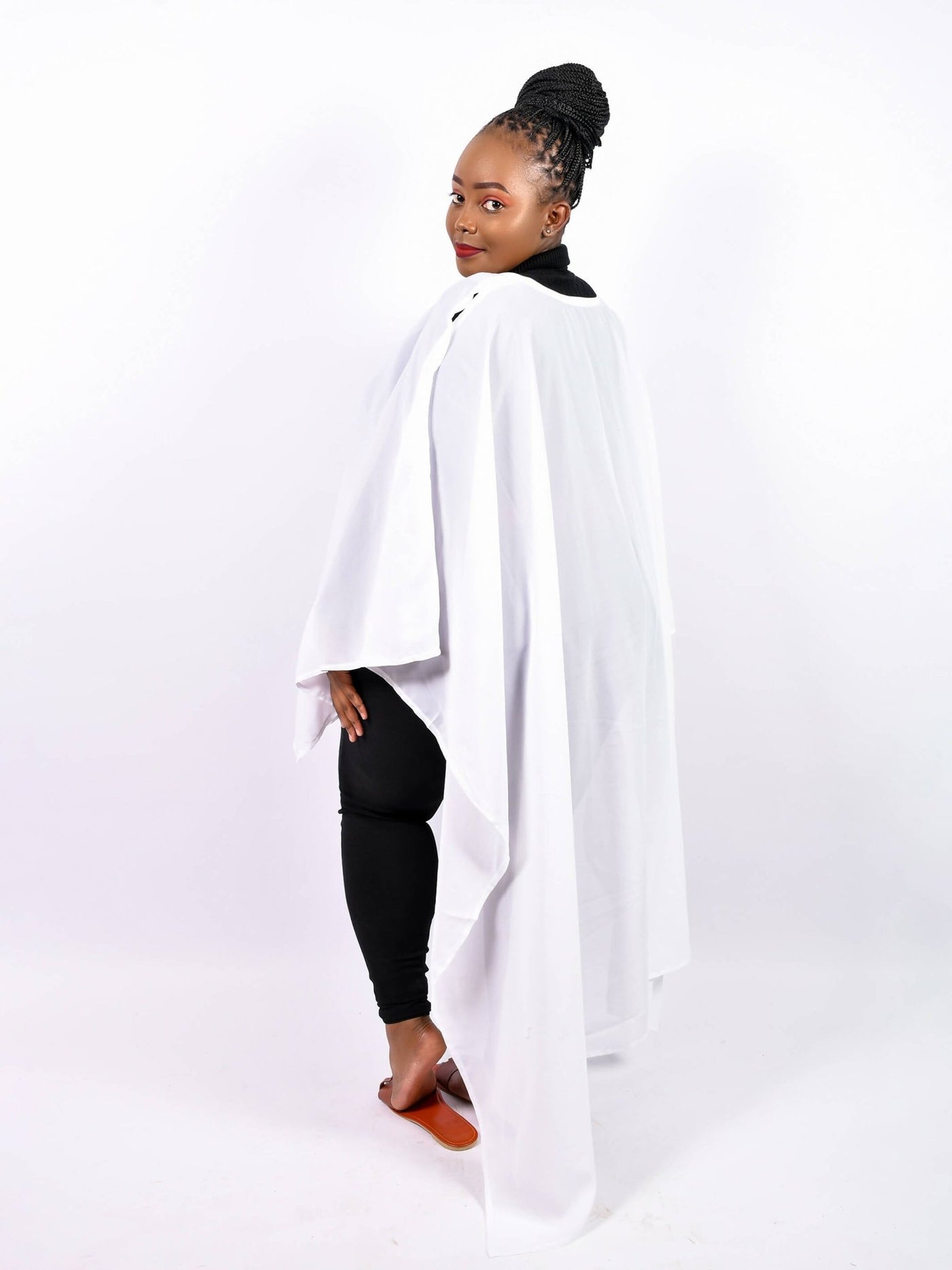 Shazi Afrika Kipusa Cover Up - White - Shop Zetu Kenya