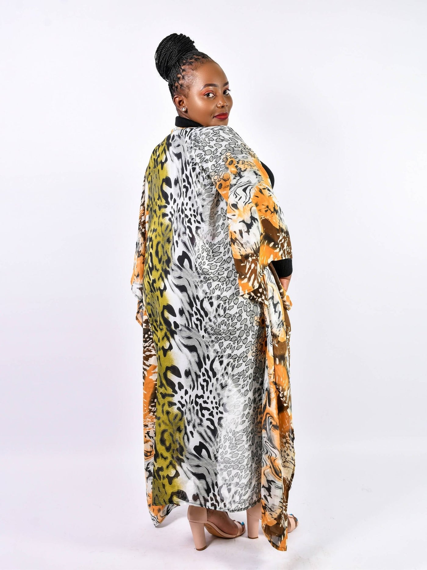 Shazi Afrika Pambo Kimono - Green - Shop Zetu Kenya