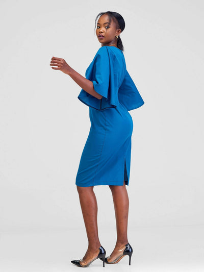 Timyt Urban Wear - Azure Ease Summer Dress - Teal - Shopzetu