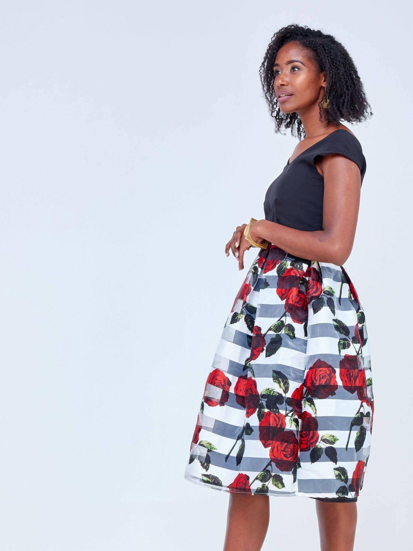 The Fashion Frenzy Floral Dress - Black - Shop Zetu Kenya