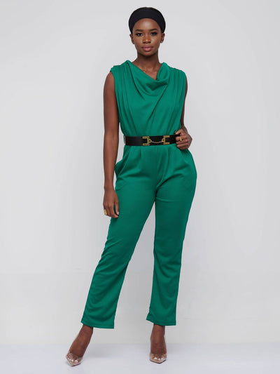 The Fashion Frenzy Inaya Jumpsuit - Green - Shop Zetu Kenya