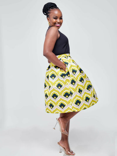 The Fashion Frenzy Skater – Black / Yellow - Shop Zetu Kenya