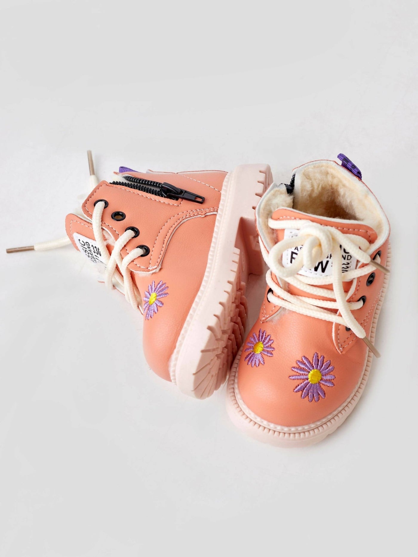 Little Feet Kenya Kids Fashion Boot - Orange - Shopzetu